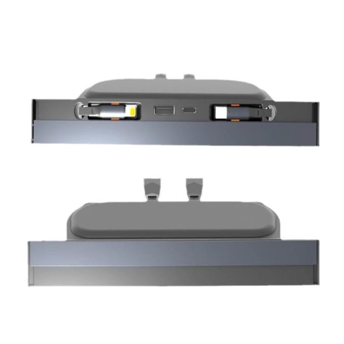 Applicable to tesla tesla docking station model3/Y central control slide cover with telescopic cable multifunctional USB port