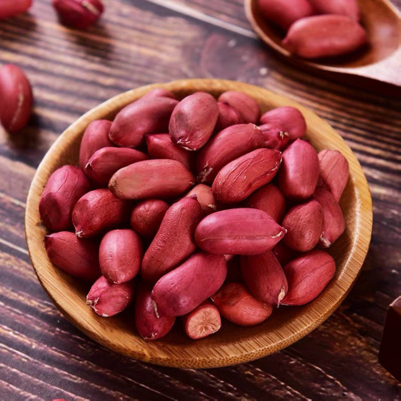 Red-Skinned Peanuts 2022 New 2.5kg Unshelled Original Raw Peanuts Fresh Four Small Peanuts 100g Wholesale