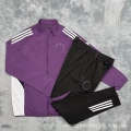 Manchester united 25/26 purple embroidered windbreaker suit