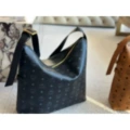 M's cow horn bun black large size 33-34