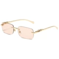 Gold frame champagne