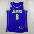 Heat-pressed 26 Lakers 8 in purple