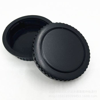 Foreign Trade Unbranded Front and Rear Covers Suitable for Canon Eos Body Cover + Lens Rear Cover Dslr Front and Rear Covers