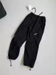 Cross-Border Slm Outdoor Functional Work Pants, Straight-Leg, Mid-Waist, Elastic Drawstring, Multi-Pocket, Unisex