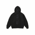 Black embroidered black/big logo sweatshirt