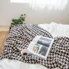 Scandinavian Household Products Bird Grid Knitted Blanket Throw Blanket Nap Blanket Sofa Towel Amazon Winnie Quilt