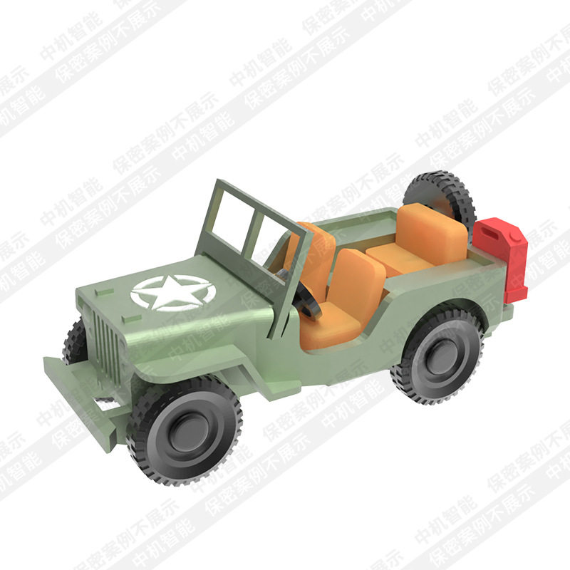 3D打印车子玩具定制立体航空客机模型儿童创意礼物仿真装饰工艺品