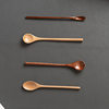 Long handle creative wooden milk tea spoon manufacturers supply mixing long wooden spoon Japanese coffee spoon honey wooden spoon