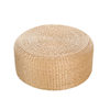 Cross-Border Straw Woven Meditation Cushion, Round Straw Floor Cushion for Office, Home, Tea Room, and Bay Window