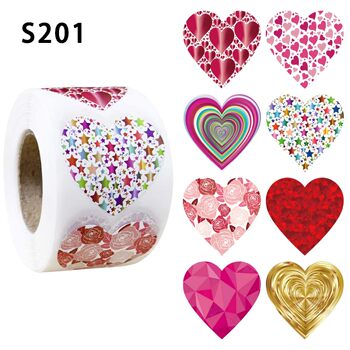 Amazon popular package thank you for your love stickers holiday decoration gift series self-adhesive stickers label