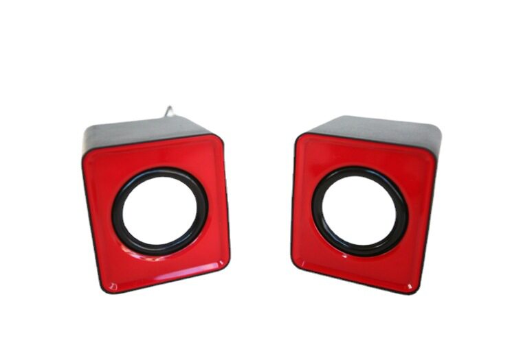 ลำโพง USB ขนาดเล็ก รุ่น 101TD สำหรับการค้าต่างประเทศ ทรงสี่เหลี่ยม ขนาดเล็ก พกพาได้ ใช้เป็นลำโพงตั้งโต๊ะสำหรับคอมพิวเตอร์และแล็ปท็อป จำหน่ายส่ง