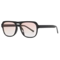 Black frame, light pink lenses