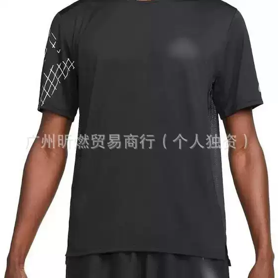 Summer In-Stock Breathable Outdoor Casual Sports Printed Mesh Panel Quick-Dry T-Shirt with Minimum Order Quantity