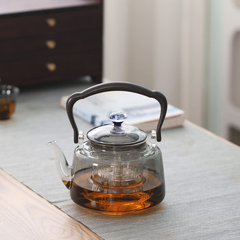 Glass Teapot Electric Ceramic Stove Health-Preserving Teapot White Tea Tea Maker Household Small Tea Stove Water Kettle Set