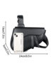 Sh217 Shoulder Bag Saddle Bag Zipper Diagonal Bag Men's Simple Texture Shoulder Bag Lightweight Men's Bag Pure Color