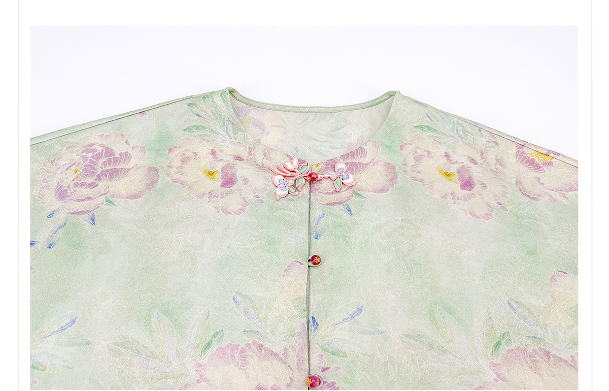 Bộ áo khoác dệt jacquard dáng dài tay kèm chân váy dài nữ tính — Chân váy màu tím, Xuân Huy Lục, Bộ