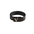 Gold Buckle Black Flower