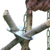 Portable Outdoor Hanging Pot Rack Tripod Bracket Hanger Camping Supplies Campfire Stainless Steel Tripod Storage Rack New