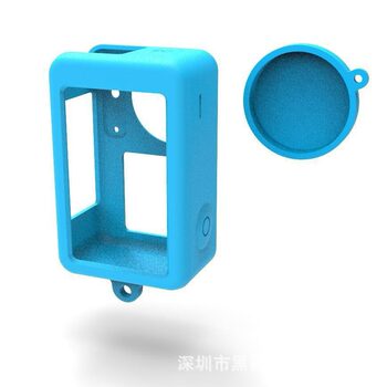 Suitable for Dji Osmo Action3 Silicone Case Lens Protective Cover Body Silicone Protective Case Action4