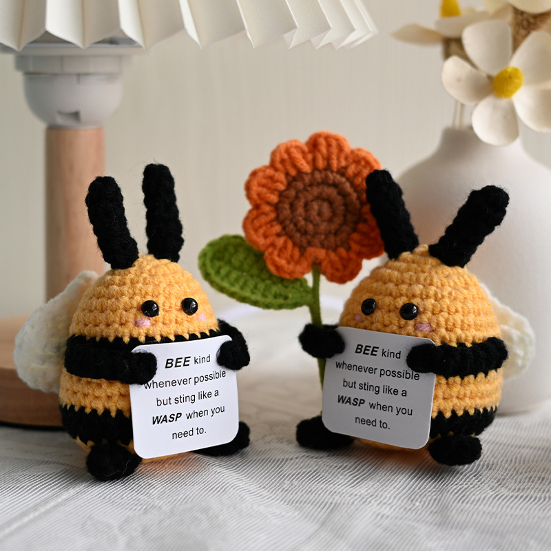 Amazon สินค้าใหม่น่ารักกบของเล่นการ์ดสัตว์ที่น่าสนใจโครเชต์ข...