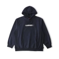 Sup rhinestone hooded sweatshirt (navy blue)