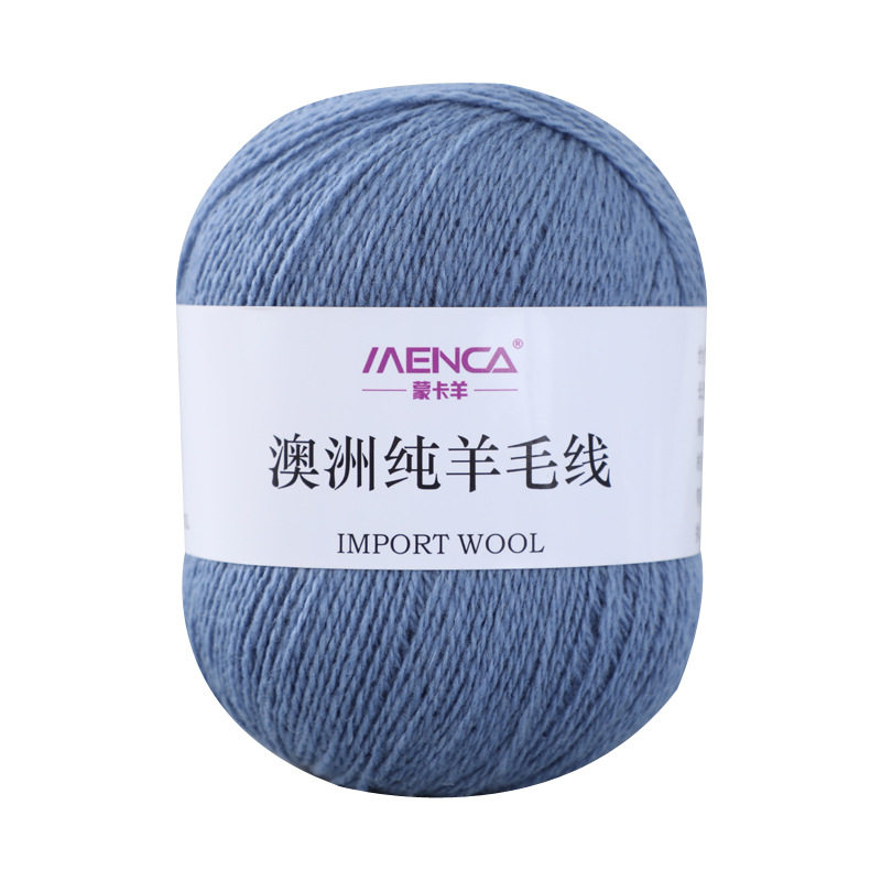 Australian pure wool yarn 14 double thick hand knitted 100 merino wool factory outlet