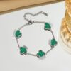 Cross-Border Four-Leaf Clover Bracelet, Light Luxury and High-End, Popular Women's Wholesale Jewelry Accessories, Novice Jewelry, Women's European and American Hand Jewelry