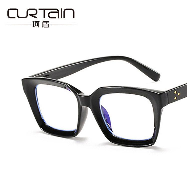 Kedun Cross-Border Trade Concave Square Eyeglass Frames 2022 New Ins Style Non-Prescription Glasses Ins Eyeglass Frames for Women Concave