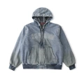 Refle workwear cotton jacket (washed blue)