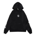 [Pure Cotton Hooded Sweatshirt] DY-W12 Black