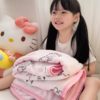 2025 New Sanrio Children's Blanket Milk Velvet Coral Velvet Blanket but Double Blanket Office Lunch Break Blanket