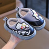 Ultraman Kidsren's Cotton Slippers for Autumn and Winter Boys' Cartoon Indoor Non-Slip Home Leather Waterproof Baby Cotton Slippers