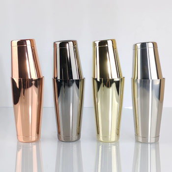 Customized 304 Stainless Steel Boston Cocktail Shaker Cocktail Mixing Cup Shaker Shaker Cup Bar Cup Mixing Pot