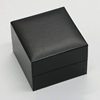 Cross-Border Hot-Selling Flip Pu Leather Watch Box High-End Black Watch Box Gift Box Single Watch Storage Packaging Watch Box