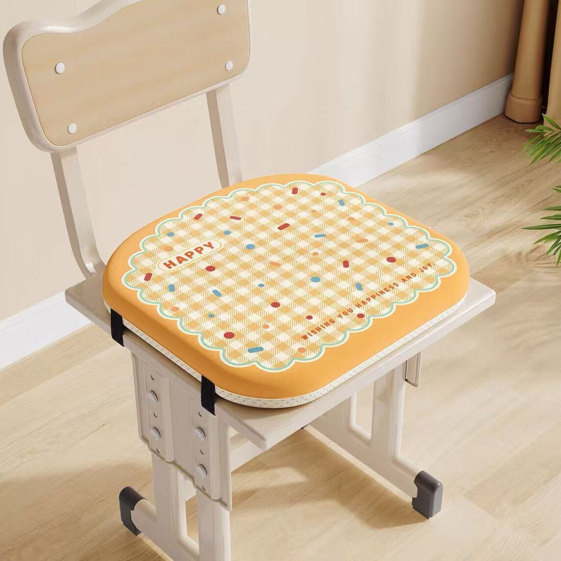 Thickened Student Cushion Memory Foam Rectangular Chair Bench Classroom Learning Non-Slip Special Stool Cushion Wholesale