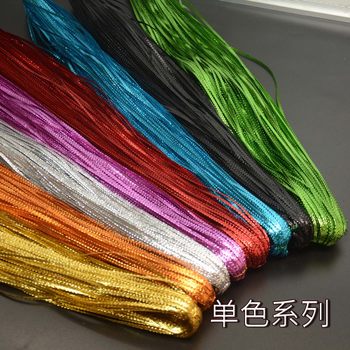 3mm Gold and Silver Flat Ribbon Clothing Lace Accessory, Glitter Ribbon with High-Temperature Setting, Thickened Gold Ribbon for Skirt Hem Trim