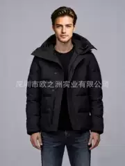 Palm Moose Men's Canadian Style Hood down Jacket Mamilan Parka