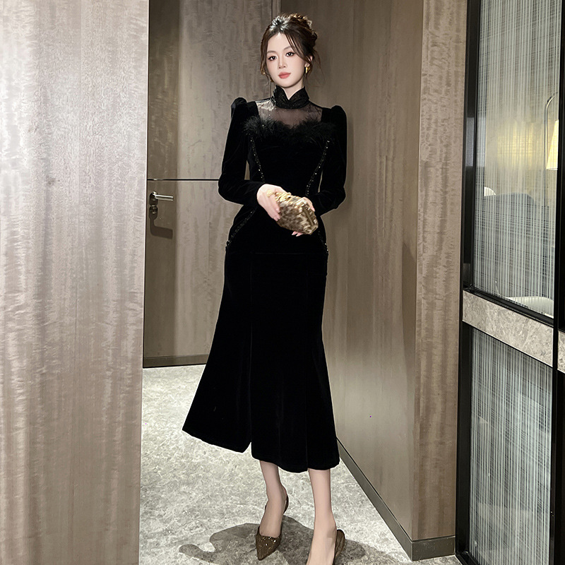 (Mới) Mã B0753 Giá 1440K: Váy Đầm Liền Thân Nữ Chtdng Cao 12Cm Dáng Ôm Body Gợi Cảm Sexy Lưới Mỏng Hàng Mùa Xuân Thu Đông Thời Trang Nữ Chất Liệu G04 12 Sản Phẩm Mới, (Miễn Phí Vận Chuyển Toàn Quốc).