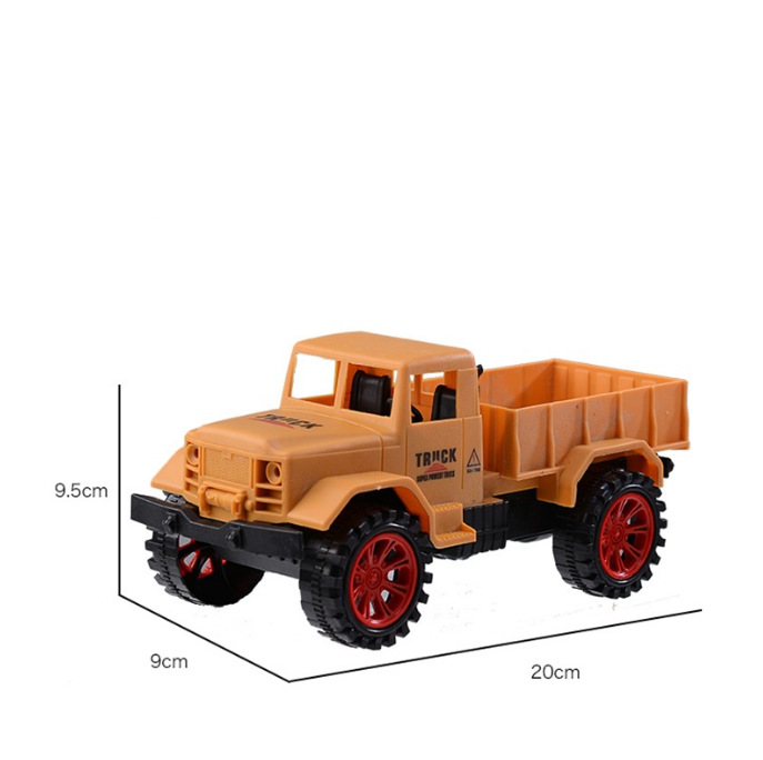 抖音赛车儿童玩具男孩惯性车模型仿真工程车夹娃娃机地摊车子