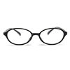 72505 Korean Tr90 Light Oval Myopia Glasses Frame for Men and Women, Artistic Flat Glasses Frame for Nerds, Can Be Matched with Degrees