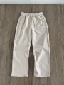 Straight-leg pants off-white