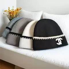 Chanel Hat CC Logo Beanie