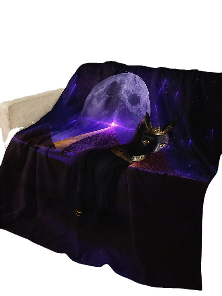 Amazon cross-border flannel blanket dark wind animal blanket bear leopard Crystal velvet blanket spring and autumn foreign trade Wholesale