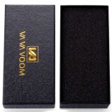 Коробка для ювелирных изделий бренда VA VA VOOM, картонная коробка прямоугольной формы с крокодиловым узором, бронзовый логотип, трансграничный эксклюзив
