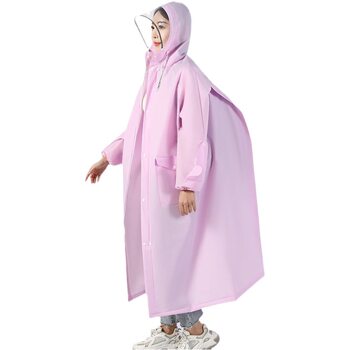 Raincoat Women's Long Full-Body Heavy Rain Electric Battery Car Adult Outer Wear One-Piece Single-Person Special Zipper Wholesale