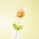 Smiley sunflower finished hand-woven bouquet finished product eternal flower Teacher's Day Children's Day gift night market stall