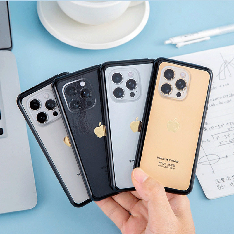 Cross-Border Correction Tape New Model for Apple 16 Students, High-Value, Quirky, Large-Capacity Correction Tape, Silent Correction Tape