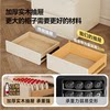 Bedside Table Solid Wood Home Bedroom Storage Cabinet Integrated Cream Style Light Luxury High-End Small Narrow Bedside Cabinet
