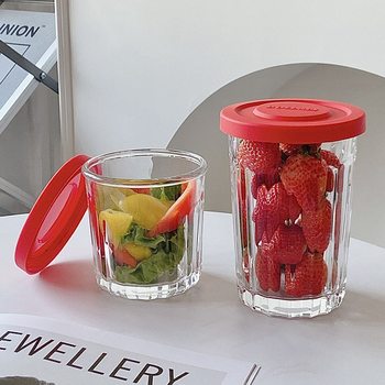 Bolimei stove tea boiling glass storage jar festive hand gift sealed snack jar refrigerator storage jar