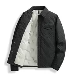 Down Jacket Hot Item 2024 Winter New Trendy Men's Casual Lapel Cold-Resistant Warm down Jacket Duck down Coat